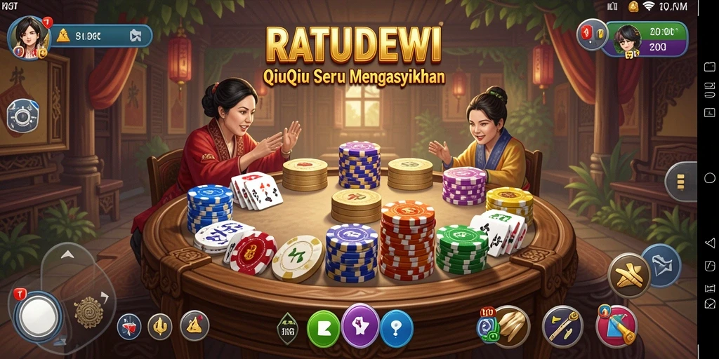 Screenshot gameplay QiuQiu yang seru dan menantang.