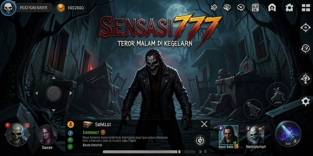 Gameplay SENSASI777 yang menegangkan dengan suasana mencekam.