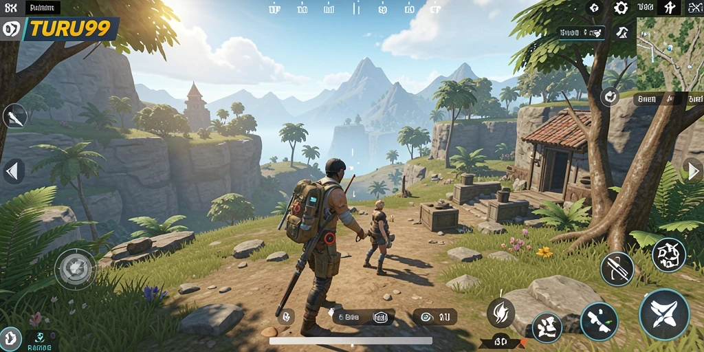 Tampilan gameplay TURU99 yang memikat di dunia terbuka.