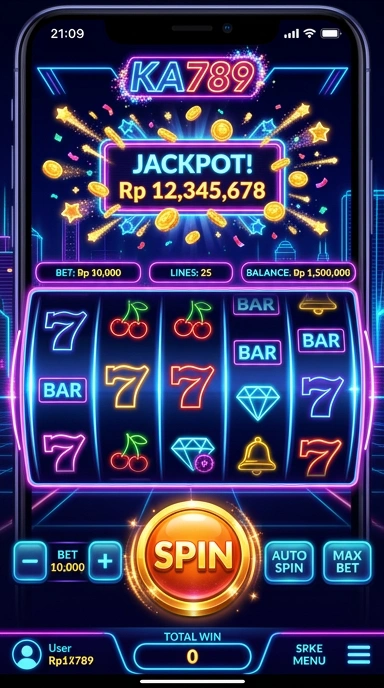 Tampilan antarmuka aplikasi ka789 yang mudah dinavigasi.